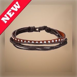 🆕 SALIMUE || Men/Women 8.5” Handmade Adjustable Leather Cuff Bracelet-